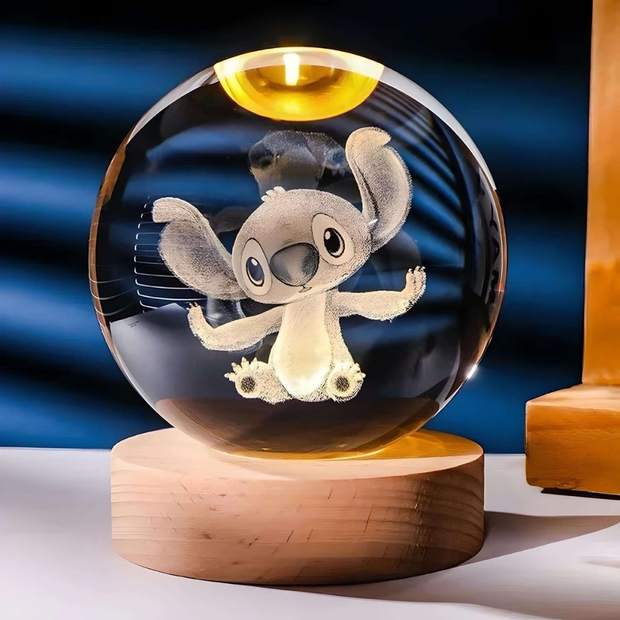💫 Veilleuse Boule de Cristal Stitch