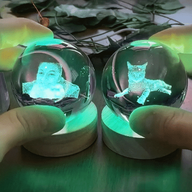 Personalized 3D Light Ball – Eternal Memory