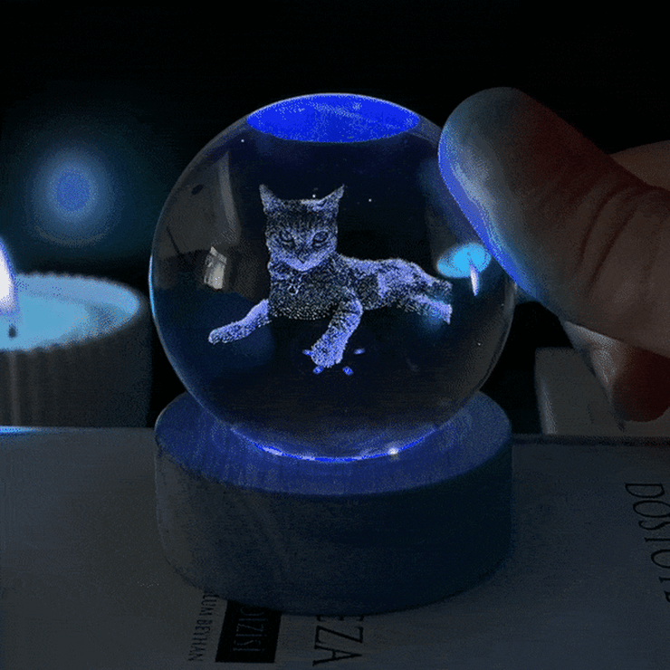 Personalized 3D Light Ball – Eternal Memory