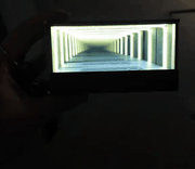 Luora Garage™ – Infinity Mirror LED Display for Model Cars