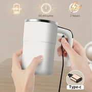 Automatic Magnetic Stirring Coffee Mug - Rechargeable - LCD Thermometer